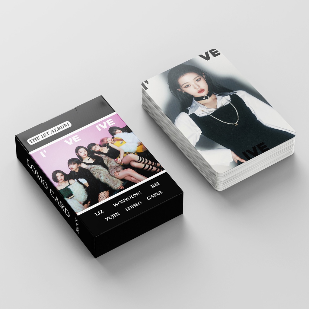 IVE Album I’ve IVE Photocard IVE Debet Eleven & Lovely Vocation & I‘VE SUMMER & LOVE DIVE & 2023SEASON'S GREETINGS  Lomo Card Postcard
