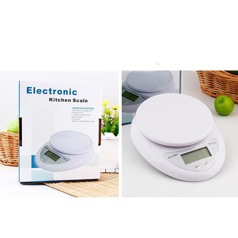 Cân tiểu ly điện tử nhà bếp mini làm bánh đồ ăn nguyên liệu chính xác cao tặng kèm pin