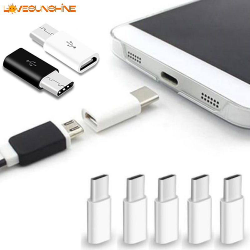 Đầu Chuyển Đổi Micro USB Cái Sang Type C Đực Đầy Tiện Lợi Cho Điện Thoại Samsung