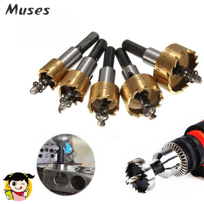 Set 5 Mũi Khoan Kim Loại Độ Chính Xác Cao 15-30mm 15mm / 17mm / 18mm / 23mm / 30mm