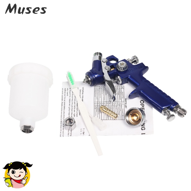 Súng Phun Sơn Áp Suất Cao 150cc Vòi 1.0mm Có Thể Tháo Rời Chuyên Nghiệp