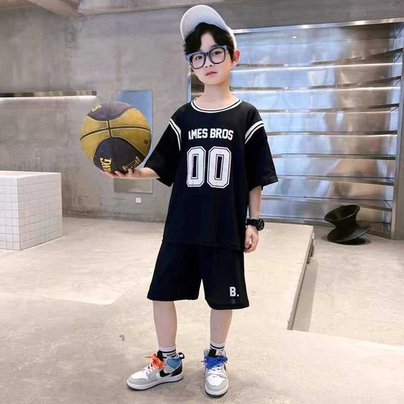 Bộ Đồ Thể Thao Bóng Rổ Dáng Rộng Nhanh Khô Thời Trang Mùa Hè Dành Cho Bé Trai 2023