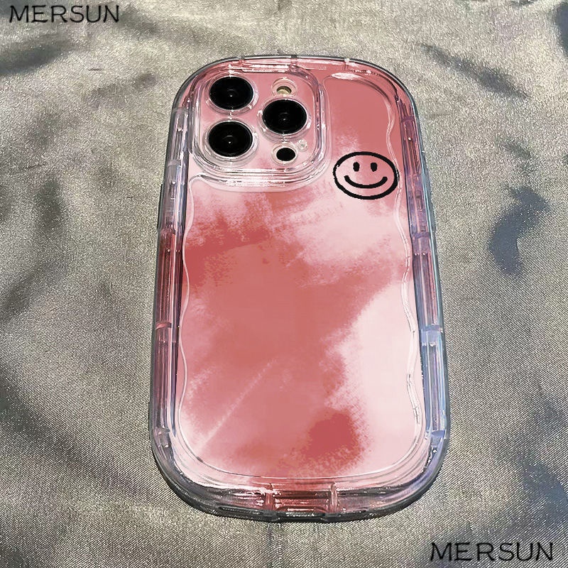 ✅Ốp Điện Thoại Dẻo Trong Suốt Họa Tiết Mặt Cười Dễ Thương Chống Sốc Cho iPhone14promax 45OK 8p 11 / xs / 13 127 Xr