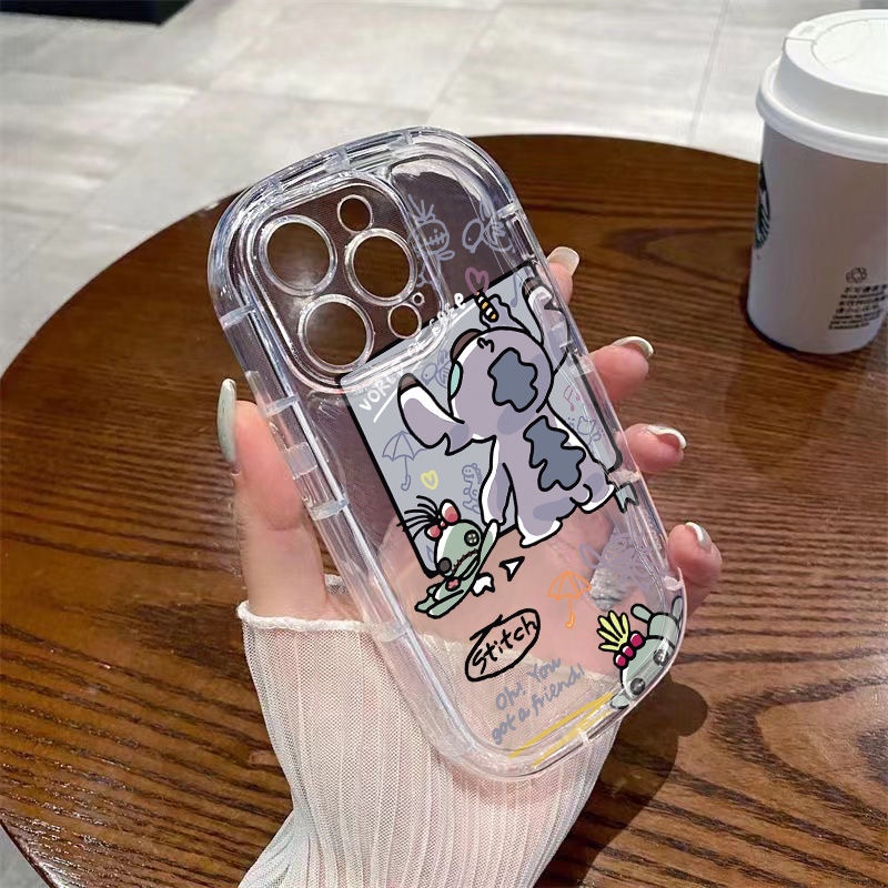 ✅Ốp Điện Thoại Mềm Trong Suốt Chống Sốc In Hình Stitch Cho Iphone promax / 13 / 12xs8piPhone14 xr 7 11 NSRF