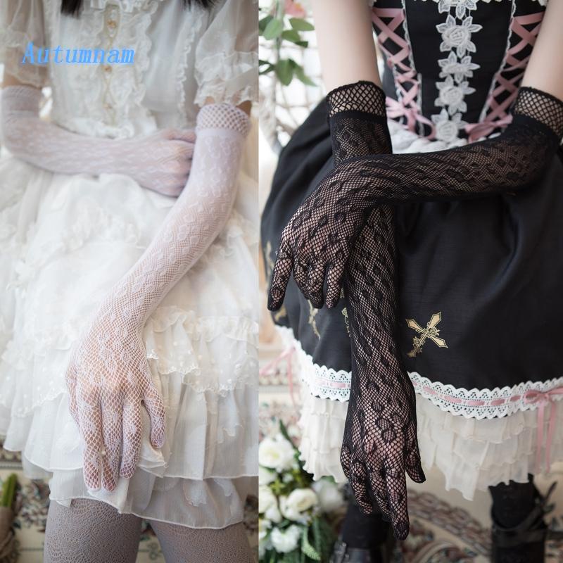 Găng Tay Chống Nắng Siêu Mỏng Co Giãn Chống Tia UV Màu Đen Thời Trang Mùa Hè Cho Nữ