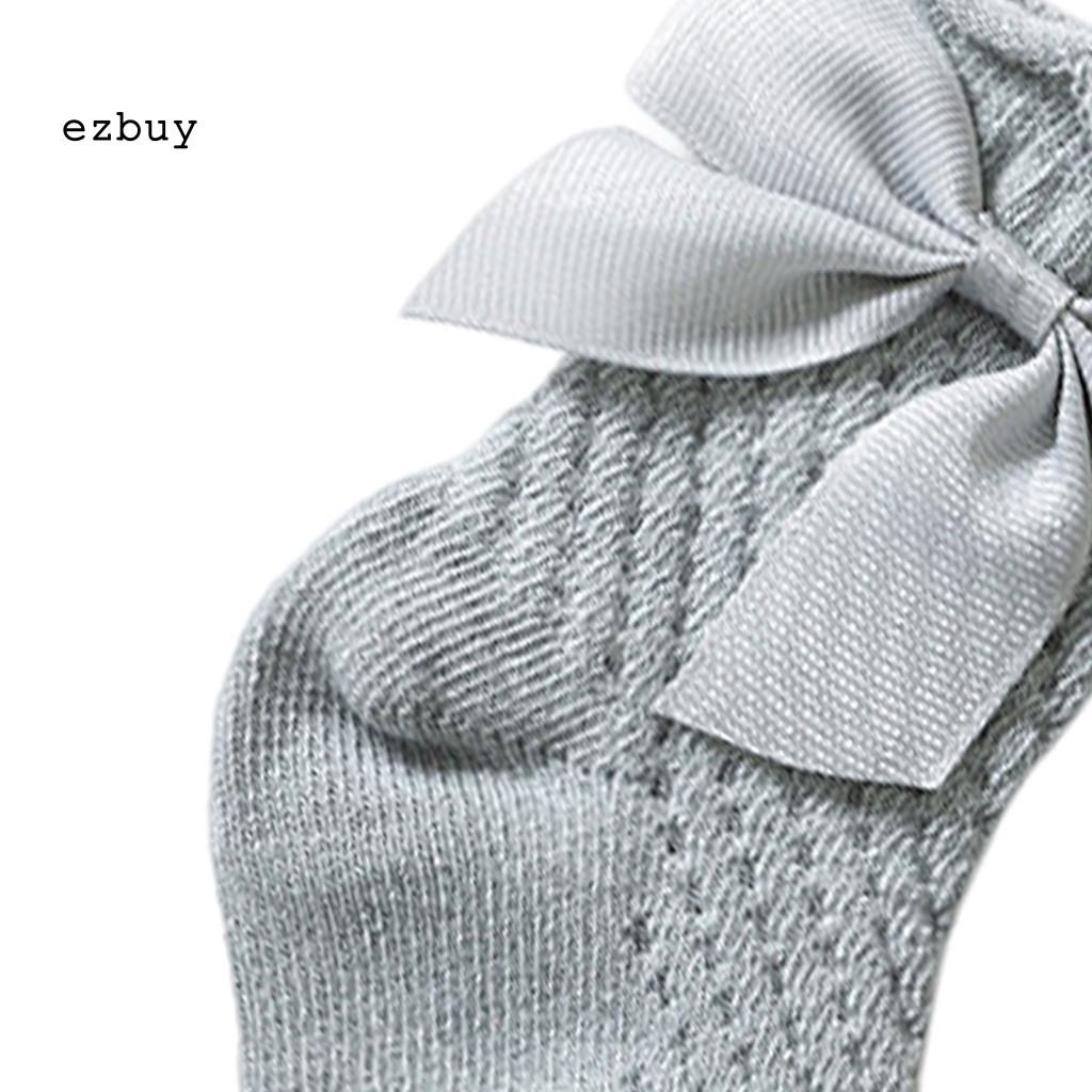 1 Đôi Tất Cotton Chống Trượt Thoáng Khí Đính Nơ Thời Trang Xuân Hè Cho Bé Sơ Sinh