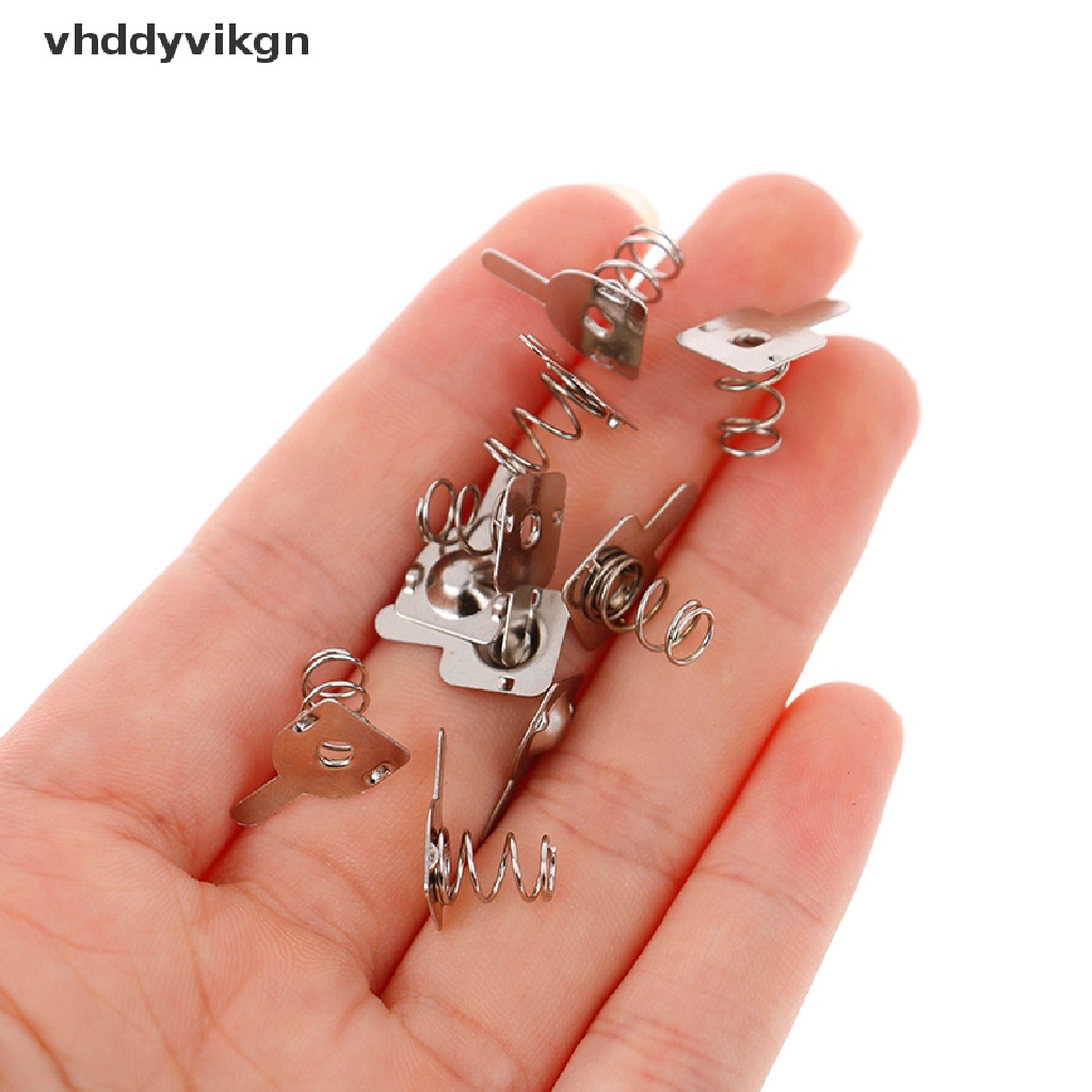 Set 10 Cặp Lò Xo Kim Loại 9x9mm Thay Thế Cho Máy AAA