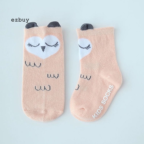 Vớ Cotton Mềm Mại Chống Trượt In Họa Tiết Hoạt Hình Cho Bé Sơ Sinh Từ 0-24 Tháng Tuổi