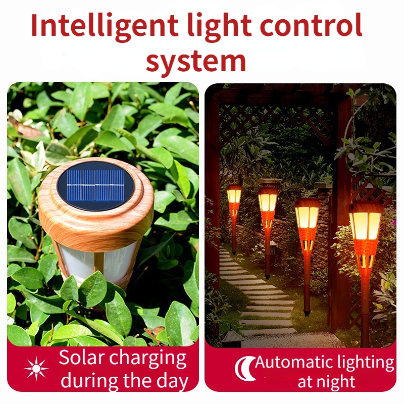 Đèn Led Sân Vườn Sử Dụng Năng Lượng Mặt Trời Chống Thấm Nước Tiện Dụng