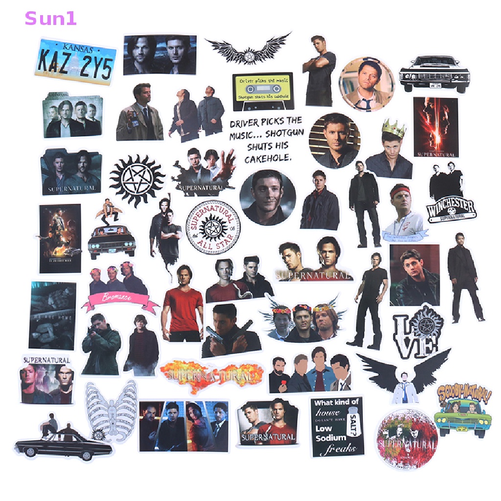 Set 50 Sticker Dán Trang Trí Đa Năng Tiện Dụng