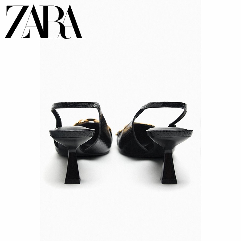 Zara Giày Cao Gót Thời Trang Mùa Xuân Dành Cho Nữ
