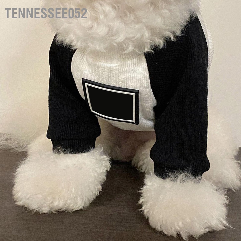 Tennessee052 Dog Cloth Phong cách thanh lịch Loose Fit Thoải mái Puppy Vải Trang phục thoải cho ngoài trời