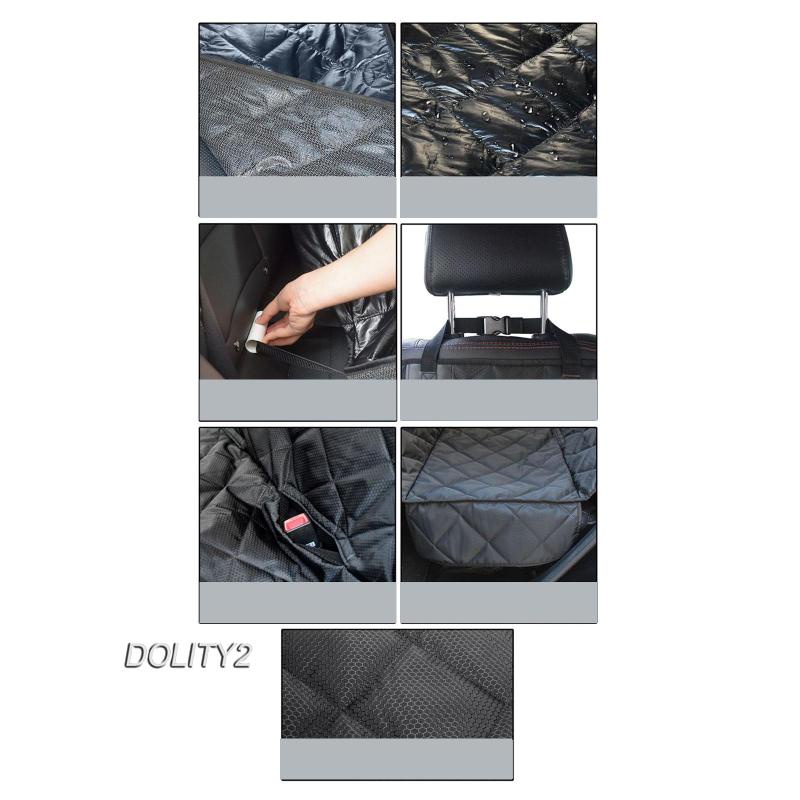 Vỏ Bọc Ghế Ngồi Xe Hơi Chống Thấm Nước Giặt Được Cho Thú Cưng Dolity2