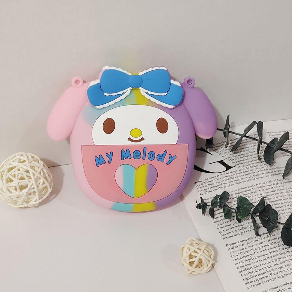 Túi Đựng Son Môi / Tiền Xu Bằng Silicon Hình Thỏ / Gấu Hoạt Hình Dễ Thương