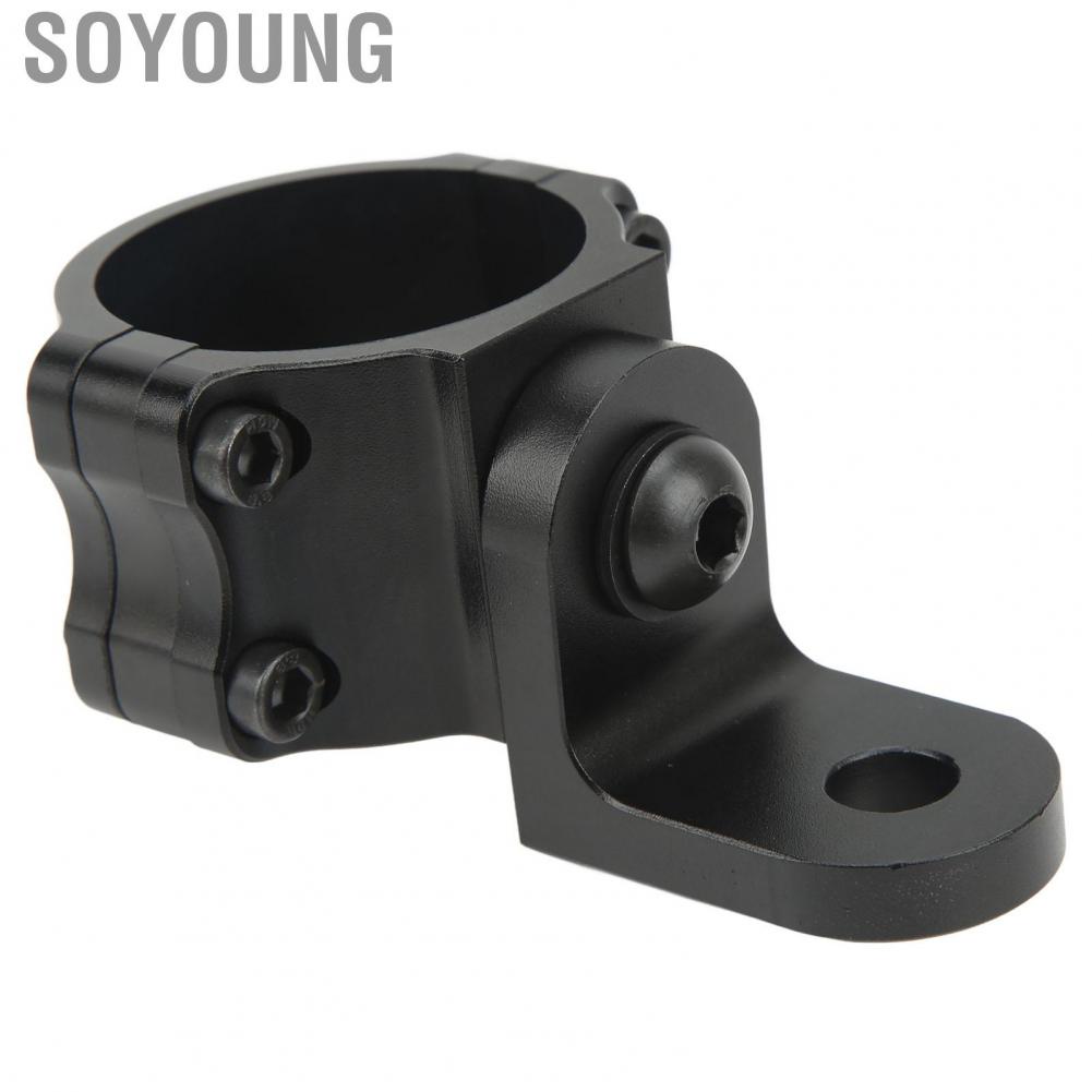Soyoung UTV Whip Mount Strong Strength Flag Mounting Bracket for 1.75in To 2in  Roll Bar Lights