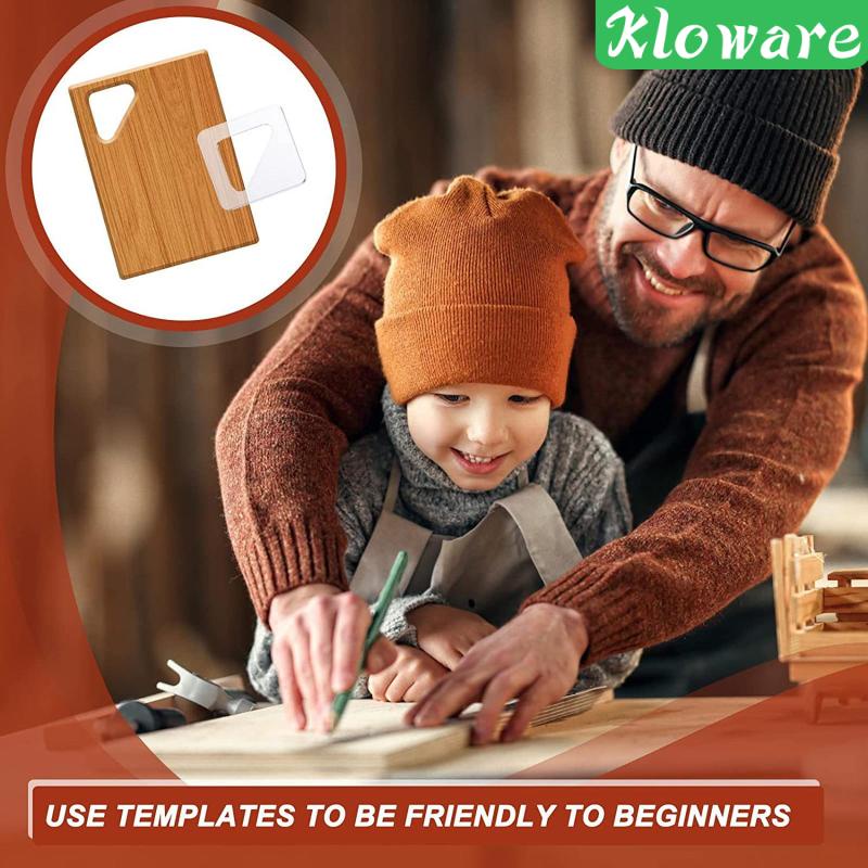 Bộ 3 Khuôn Acrylic Trong Suốt Dùng Làm Mộc Tiện Dụng