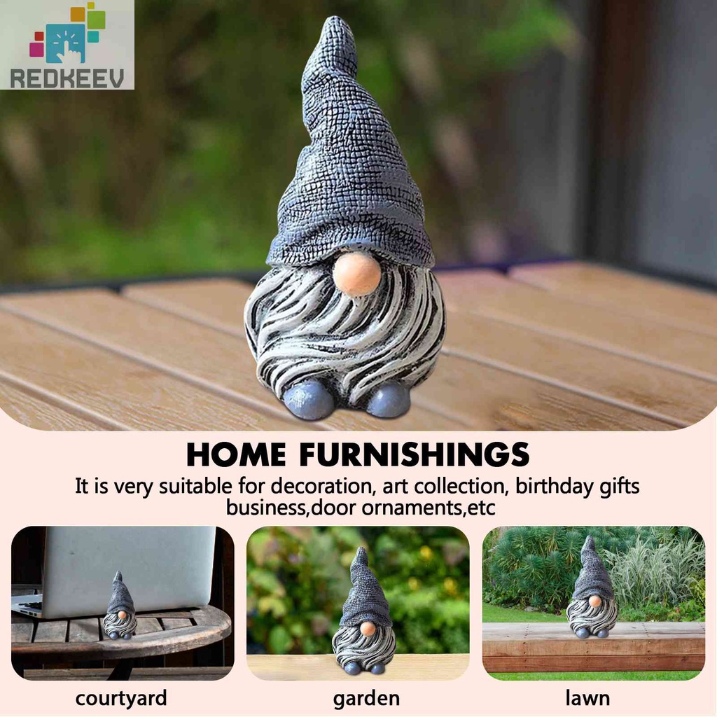 Mô Hình Chú Lùn Gnome Dễ Thương Trang Trí Tiểu Cảnh Sân Vườn