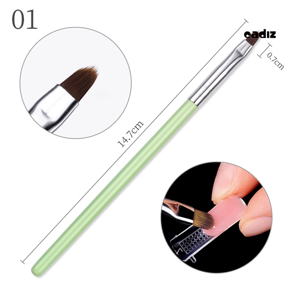 Cọ Vẽ Móng Tay Nghệ Thuật Bằng Sợi Nylon Siêu Nhẹ Có Thể Tái Sử Dụng