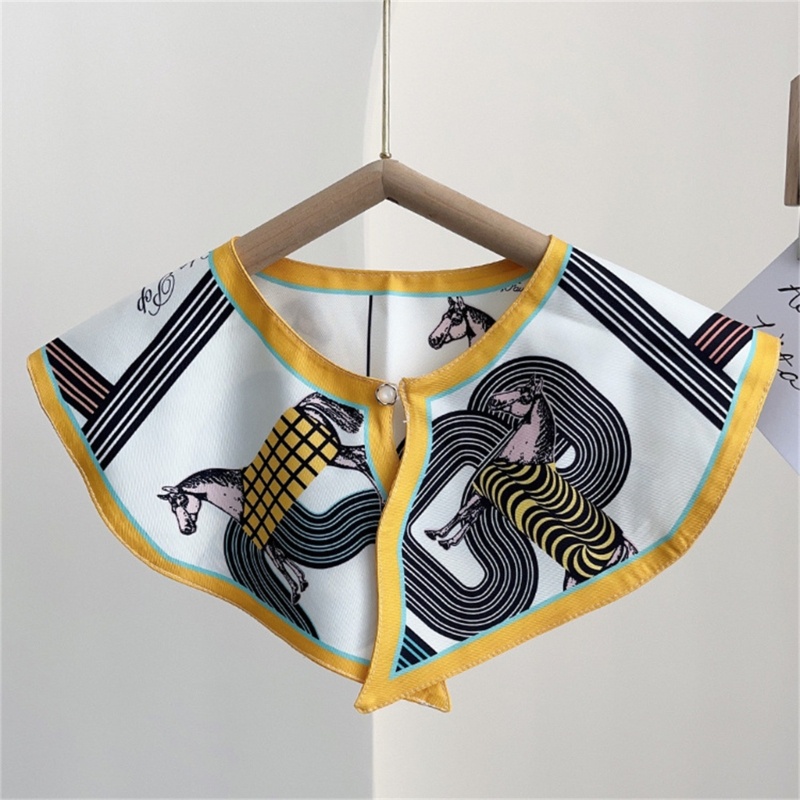 Cổ Áo Rời Cổ Áo Giả In Họa Tiết Thời Trang