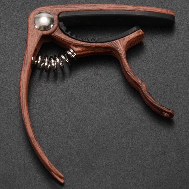 1 Capo &amp; 1 Bộ Ngựa Đàn Guitar Mạ Vàng