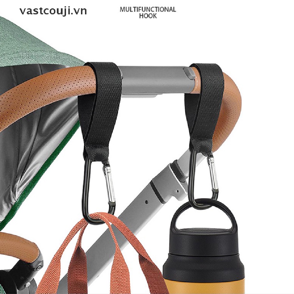 Móc Treo Đồ Gắn Xe Đẩy Em Bé Bằng Hợp Kim Nhôm Tiện Dụng