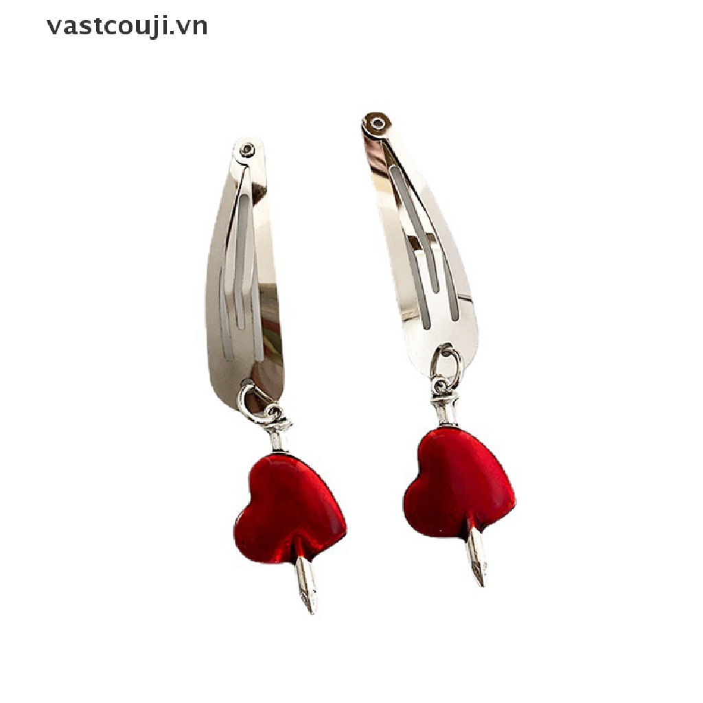 Kẹp Tóc Hình Ngôi Sao / Trái Tim / Mặt Trăng Phong Cách Cổ Điển Cho Nữ