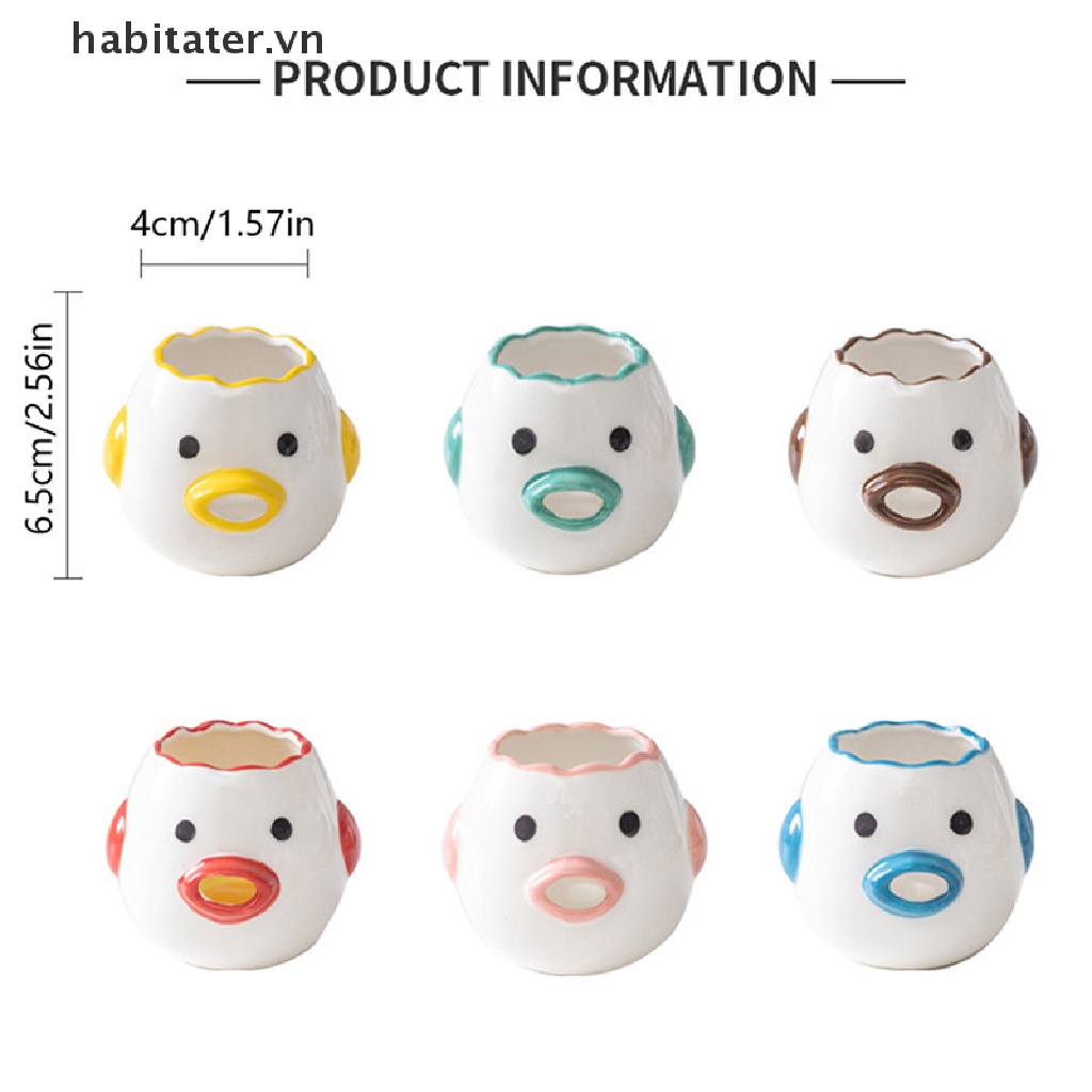 1 Dụng Cụ Tách Lòng Đỏ Trứng Gà Bằng Sứ Dùng Nấu Ăn