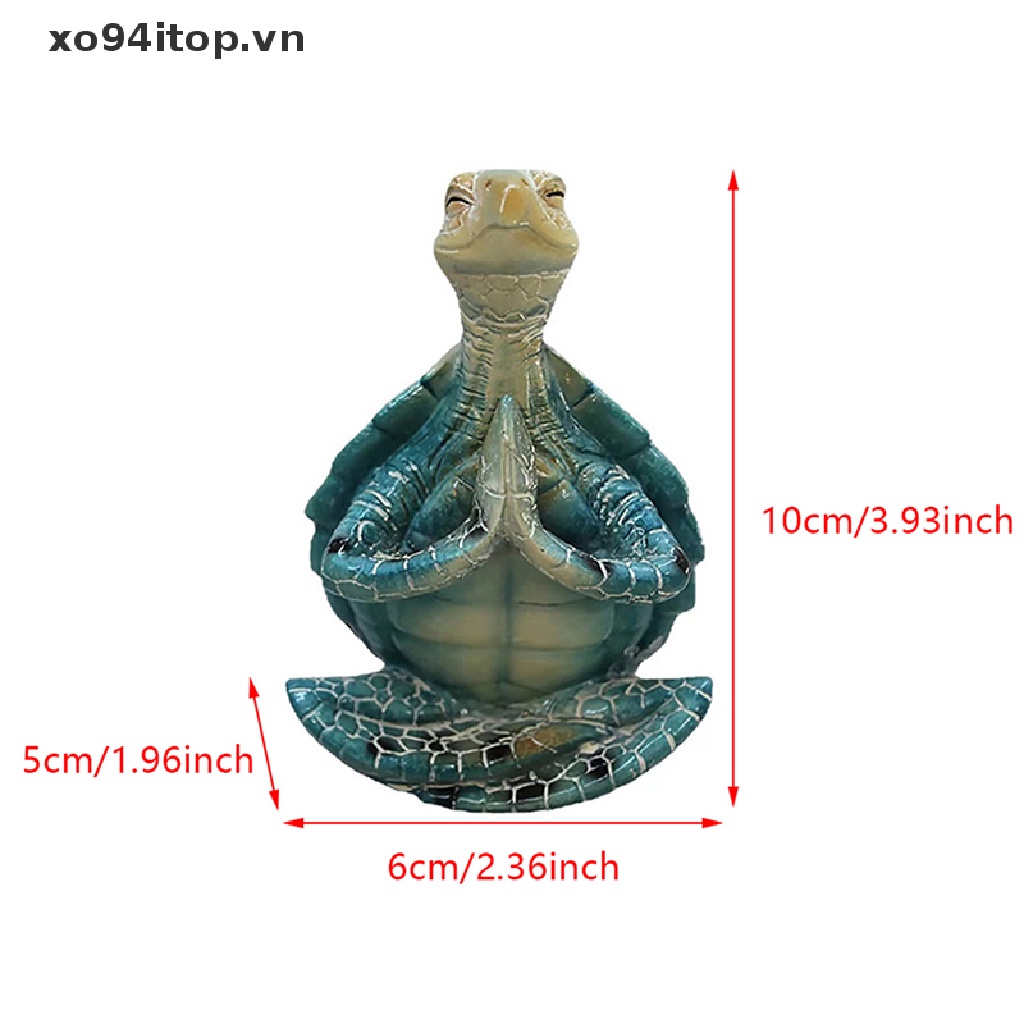 Xoitop Mô Hình Tượng Rùa Biển Tập Yoga VN