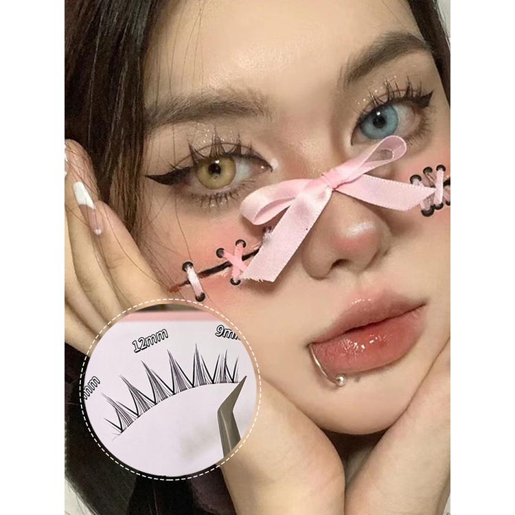 (Hàng Có Sẵn) Lông Mi Giả Đơn Hình Tai Mèo Nhỏ Tự Nhiên