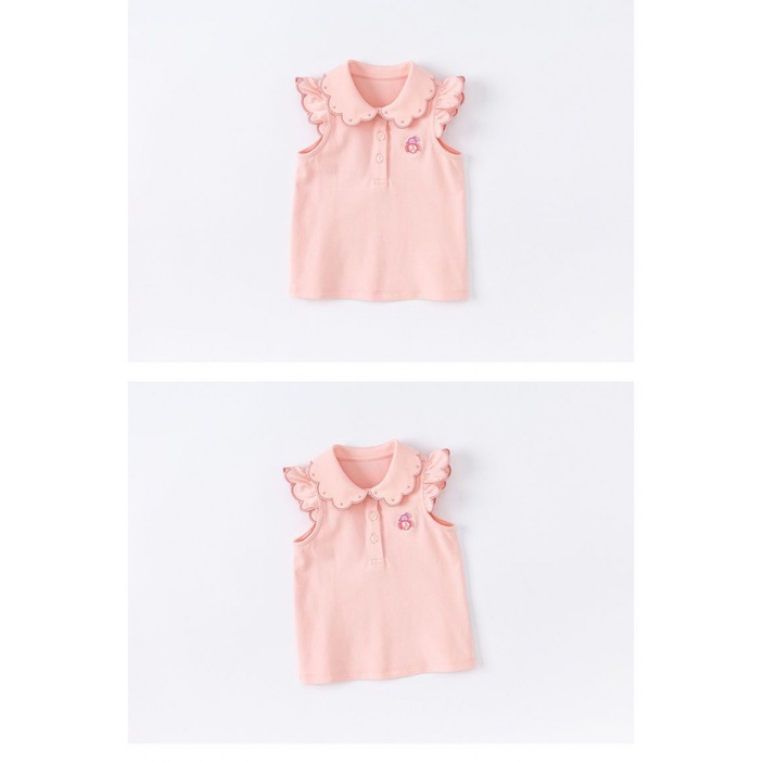 Áo Thun Cotton MàU SắC Đơn GiảN Cho Bé GáI