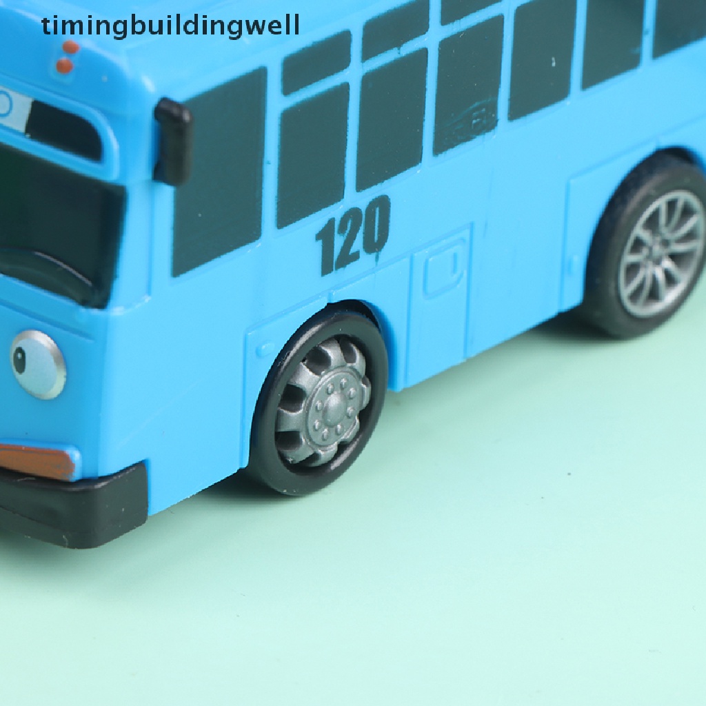 Bộ 4 Xe Buýt Hoạt Hình Tayo The Little Bus Đồ Chơi Giáo Dục Trẻ Em Qddd