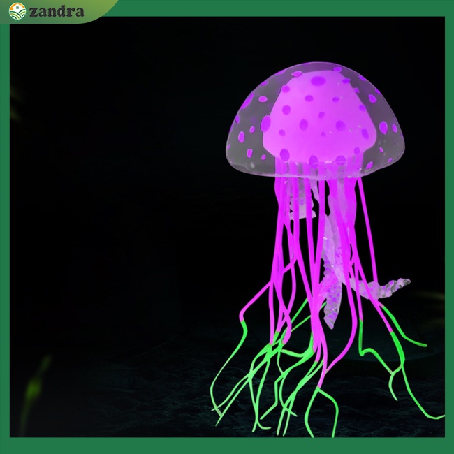 Sứa Silicone Phát Quang Trang Trí Bể Cá