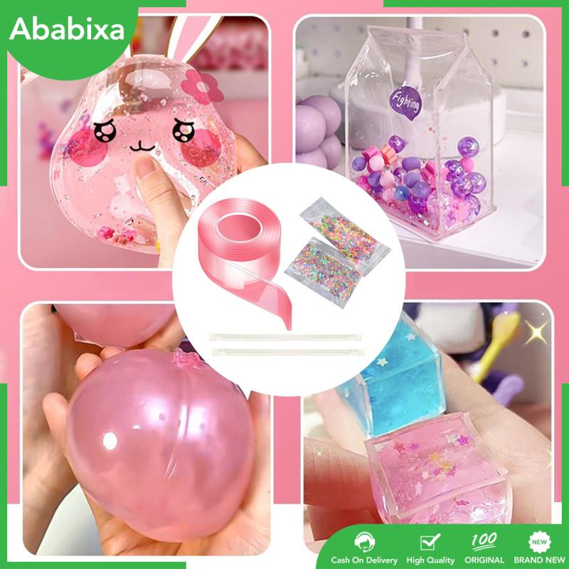 Cuộn Băng Keo Hai Mặt 1M Nano Co Giãn Dùng Thổi Bong Bóng Tiện Dụng