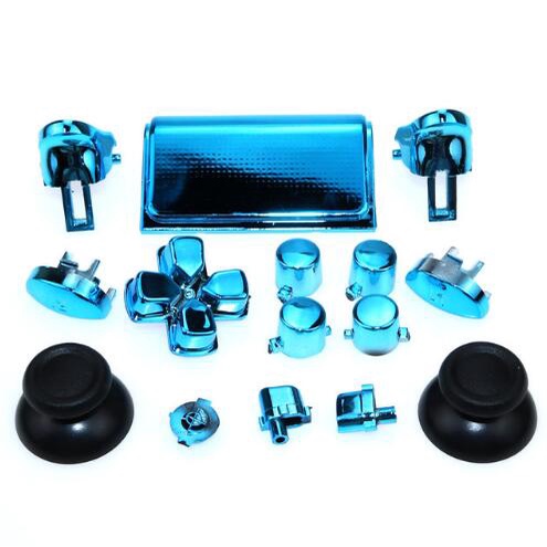 1 Bộ Nút Bấm Điều Khiển Chơi Game 7 Màu Chrome D-pad R1 L1 R2 L2 ABXY Cho PS4 Pro JDS-040 JDM-040