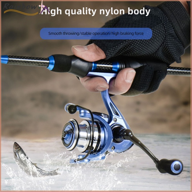 Máy Câu Cá Mini Sr100 Với Tay Cầm Có Thể Đảo Ngược Tỷ Lệ 5.2: 1 12kg Max