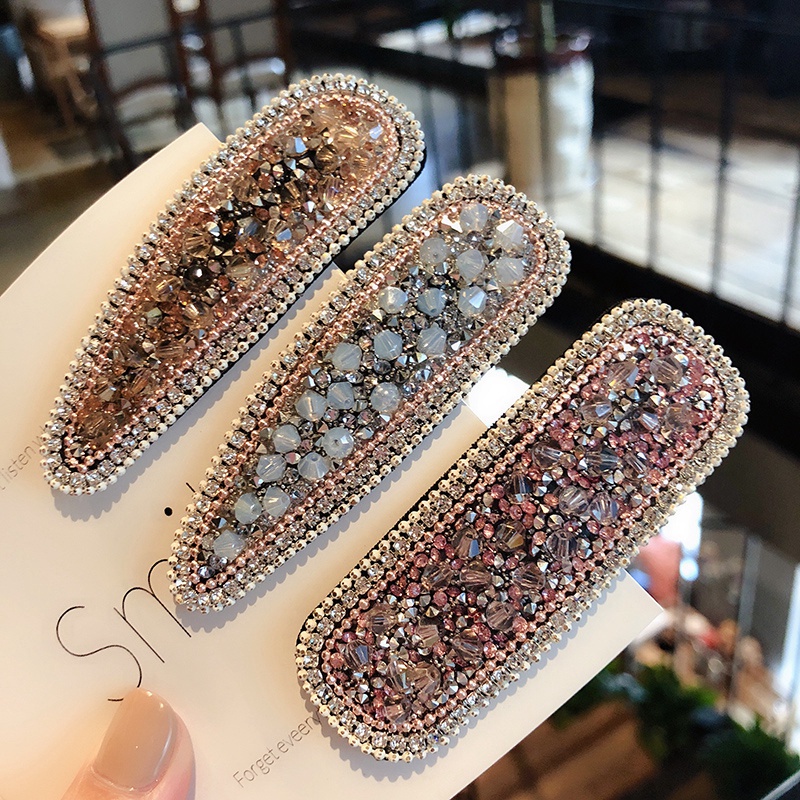 Kẹp Tóc Đính Đá Pha Lê Thời Trang Hàn Quốc AB057