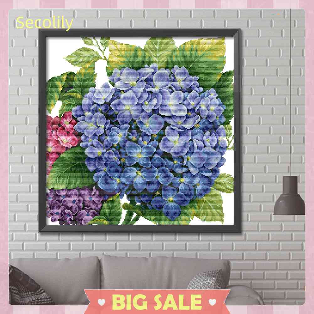 Bộ Tranh Thêu Chữ Thập 2 Sợi Cotton 14CT Mới