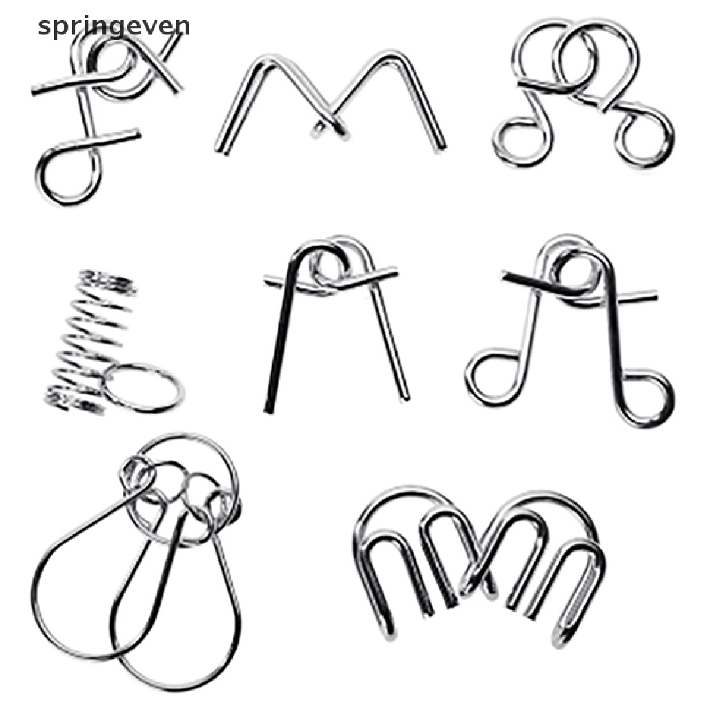 Set 8 Dây Kim Loại Lắp Ráp IQ Giúp Rèn Luyện Trí Não