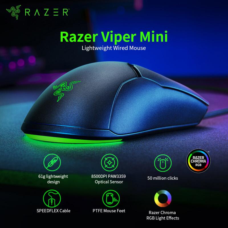 Chuột Quang Chơi Game 8500DPI RGB Cảm Biến Ánh Sáng 24h