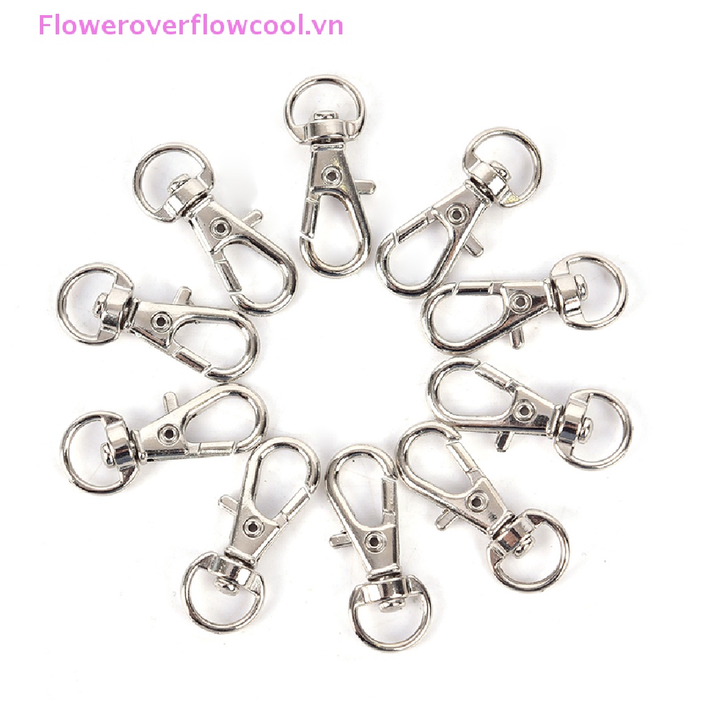 Bộ 10 Móc Khóa Mini Bằng Hợp Kim Nhôm