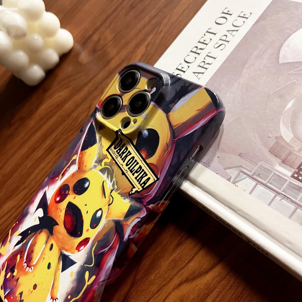 Ốp Điện Thoại PC Cứng Họa Tiết Hoạt Hình Graffiti Cho iphone 14 13 12 11 Pro MAX XR X / XS MAX 7 / 8 Plus