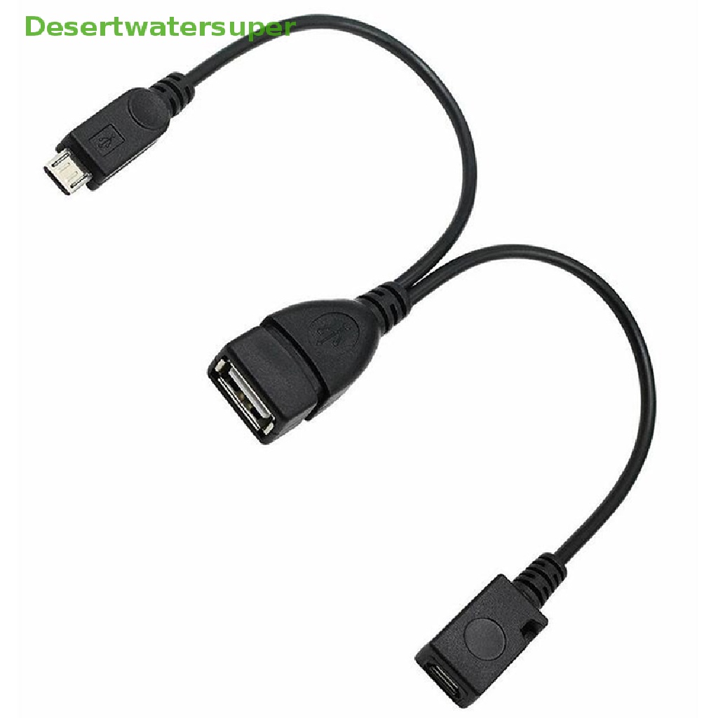 Dây Cáp OTG Chia Cổng Micro USB 2 Trong 1 Tiện Dụng