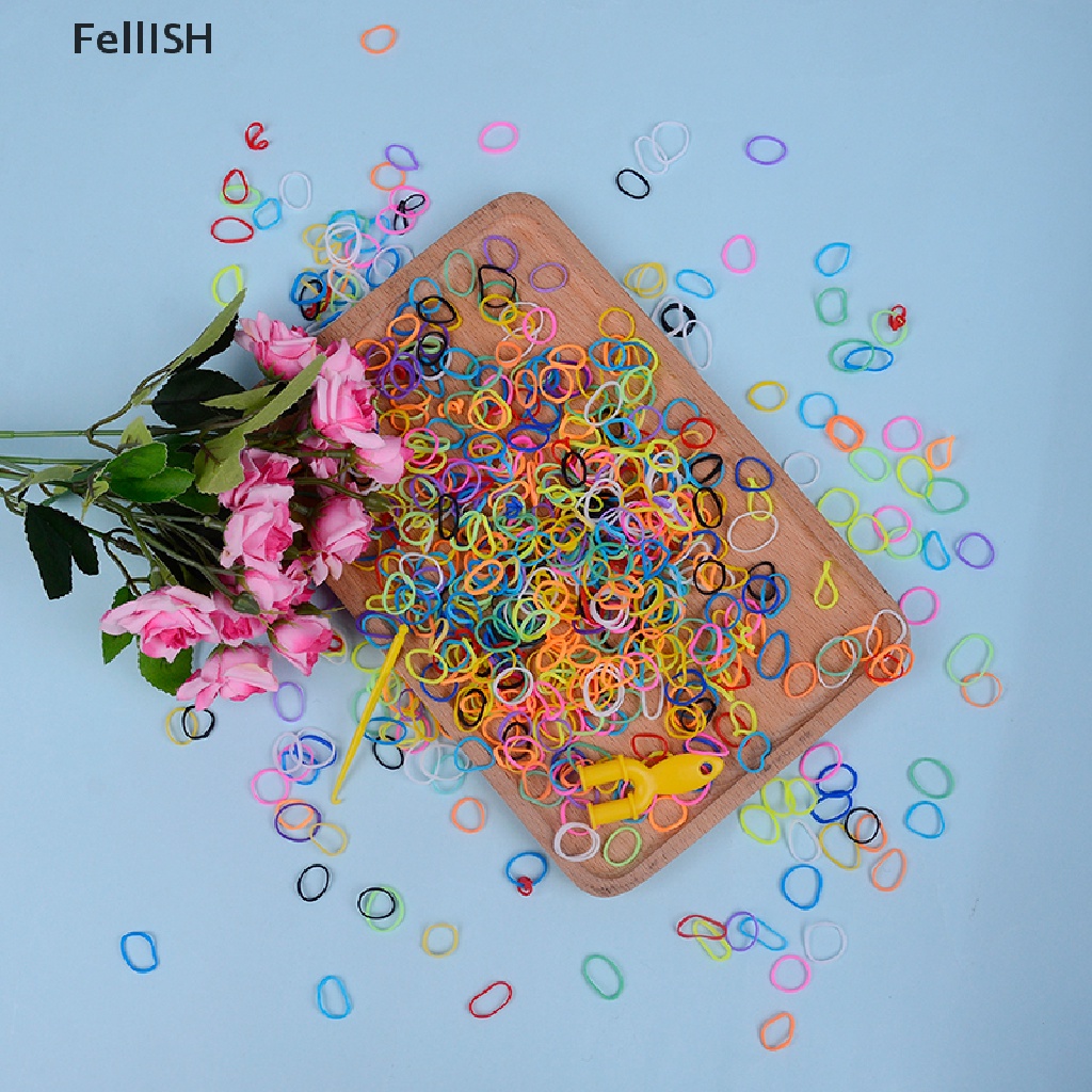 Bộ 600 Vòng Cao Su Bện DIY Hình Chữ S 439br