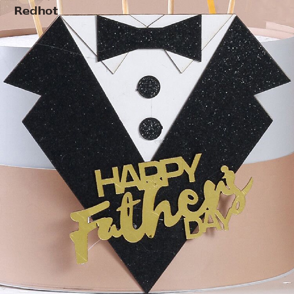 &lt; Redhot &gt; Nơ Trang Trí Bánh Cupcake Cho Ngày Của Cha DIY Đang Bán