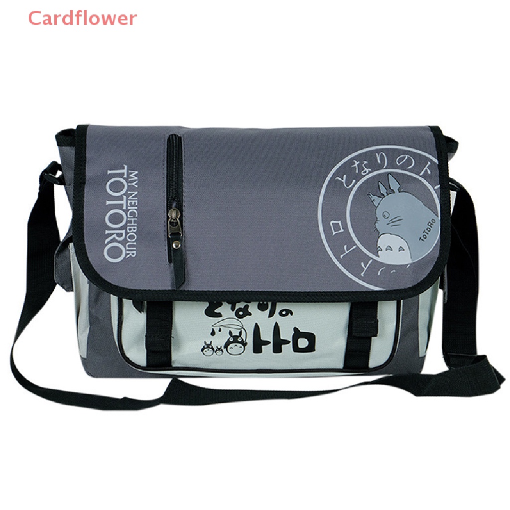 Túi Đeo Chéo Vai Bằng Vải Bạt In Hoạt Hình Thời Trang Cho Nữ