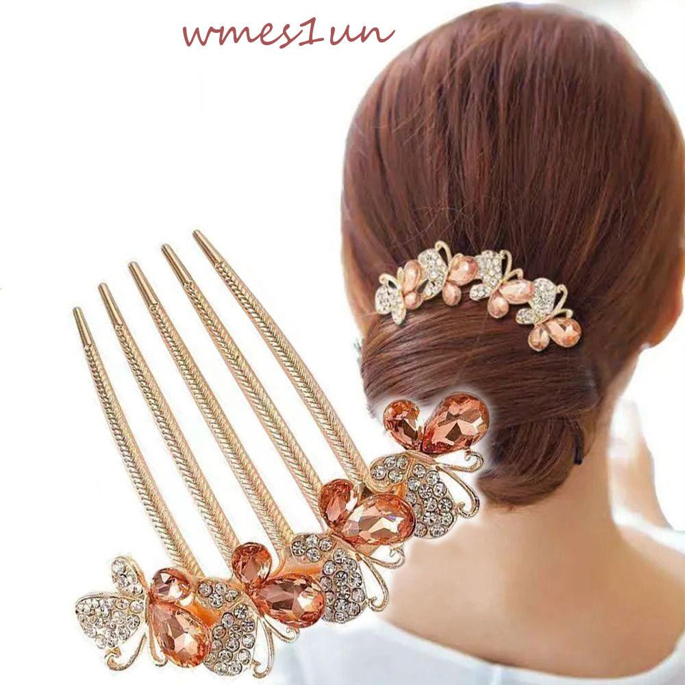 Lược Cài Tóc Răng Bươm Bướm Thời Trang WMES15H Dành Cho Nữ