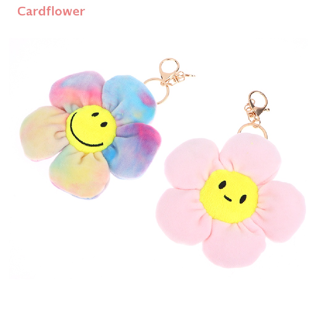 Móc Khóa Hình Hoa Hướng Dương Nhồi Bông Xinh Xắn Mới