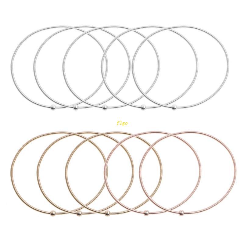 Set 10 Vòng Đeo Tay Bằng Thép Carbon Linh Hoạt