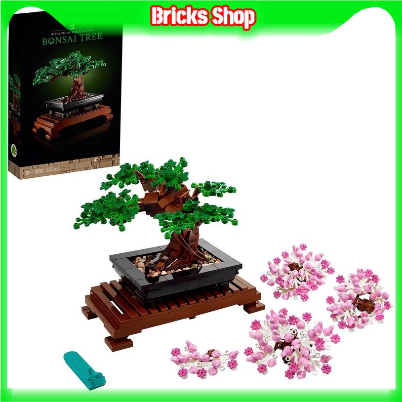 Icons Bộ Đồ Chơi Lắp Ráp Cây bonsai 10281 (878 Mảnh)