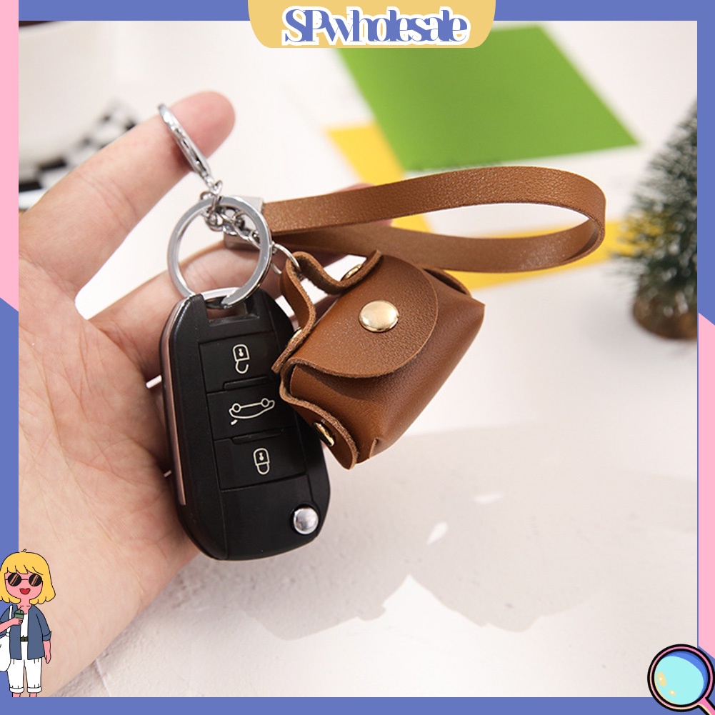 <SPwholesale> Túi Giả Da Mini Đựng Tai Nghe / Móc Khóa Đa Năng